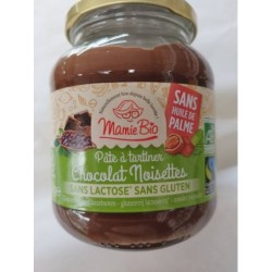 Pâte à tartiner sans lactose ni gluten 350 gr