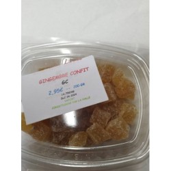 Gingembre confit 200 gr