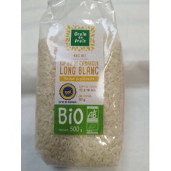 Riz long blanc de Camargues 500 gr AB