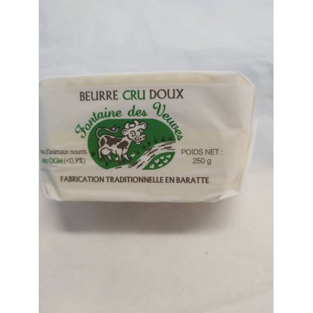 Beurre de Baratte DOUX   250 gr     Fontaine des veuves