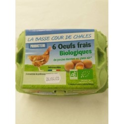 6 Oeufs BIO   La Basse cour de CHALES (47)