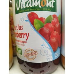 Pur jus de Cranberry 75 cl