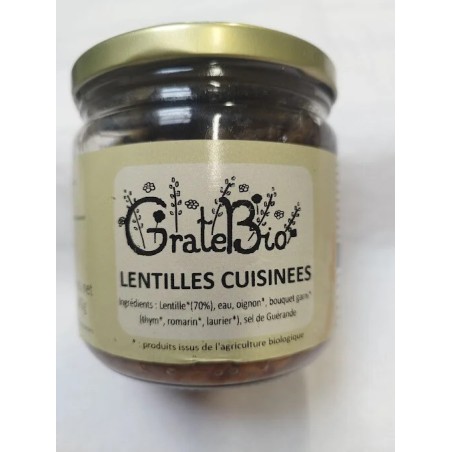 Lentilles cuisinées 340 gr