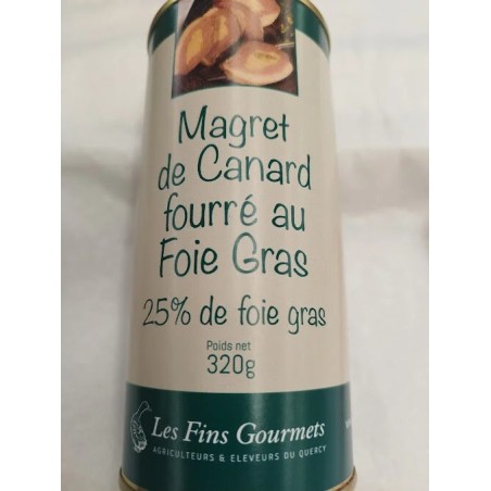 Magret de canard fourré au foie gras 320 gr