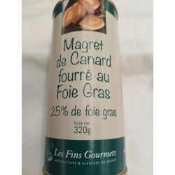 Magret de canard fourré au foie gras 320 gr