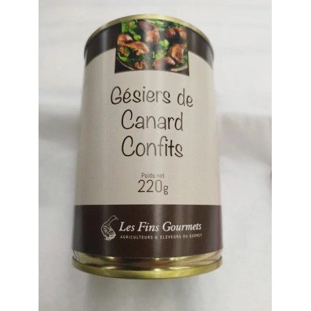 Gésiers de canard confit 220 gr