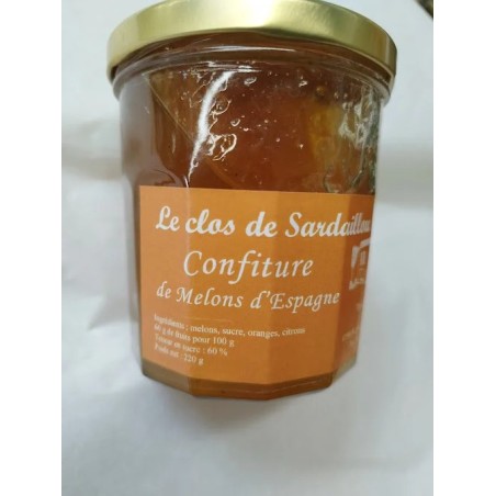 Confiture de melon d'Espagne 220 gr