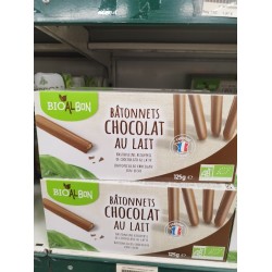 Bâtonnets chocolat au lait