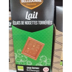 Chocolat au lait éclat de noisette torréfiés