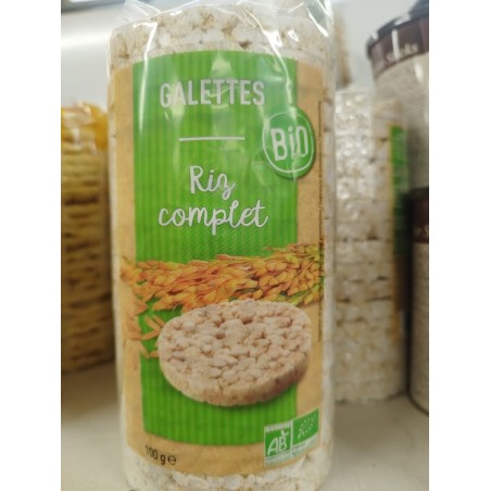 Galette de riz complet 100 gr BIO