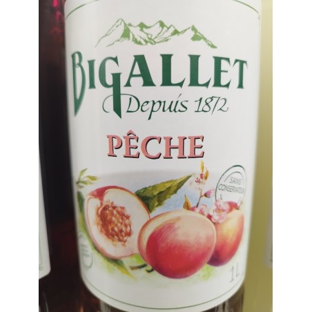 Sirop de pêche 1 litre