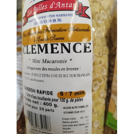 Clémence 250 gr (macaroni)